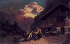 Poststation Im Gebirge