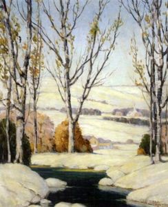 First Snow Of Winter, Bucks County, Pennsylvania