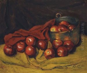 Red Apples And Copper Kettle by Walt Kuhn
