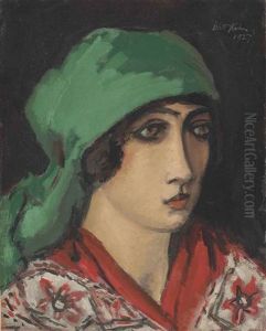 Ruth With Green Headcloth