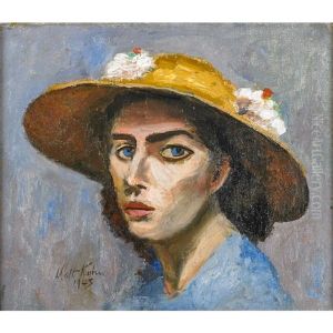 Hedda In Hat by Walt Kuhn