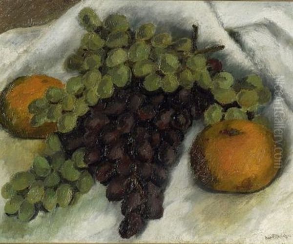 Still Life With Grapes And Oranges - view 1