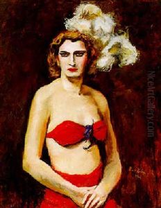 Melinda (lady With Feathers)
