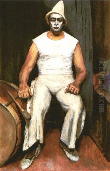Clown With Drum - view 1