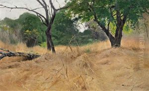 Landschaft Bei Najera by Wilhelm Friedrich Kuhnert