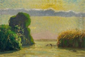 Im Sonnenglast Am Ostafrikanischen Fluss Im Sonnenglast Am Ostafrikanischen Fluss