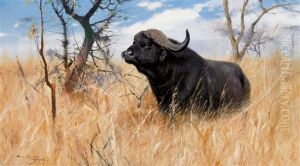 Cape Buffalo by Wilhelm Friedrich Kuhnert