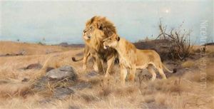 On The Warpath by Wilhelm Friedrich Kuhnert