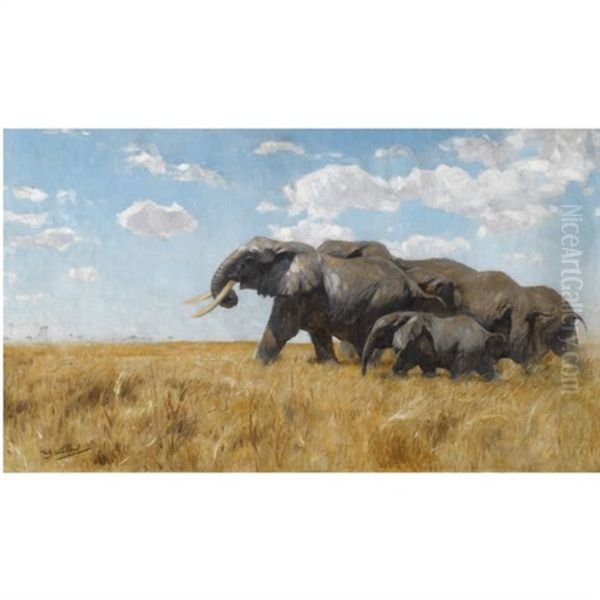 Elefanten Auf Der Wanderung (elephants On The Move) - view 1