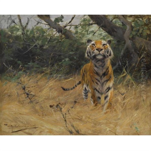 Sichernder Tiger - Tiger On The Watch - view 1
