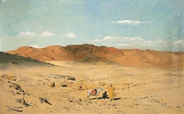 Wustenlandschaft Mit Beduinen (kairo) - view 1