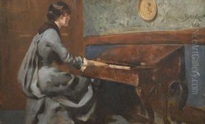 The Pianist by James Carroll Beckwith