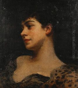 Bust Portrait Of Judy Fox - A Bacchante