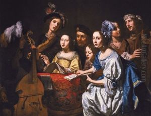 A Musical Party by Gerard van Kuijl