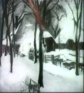 Farmhouses In Winter