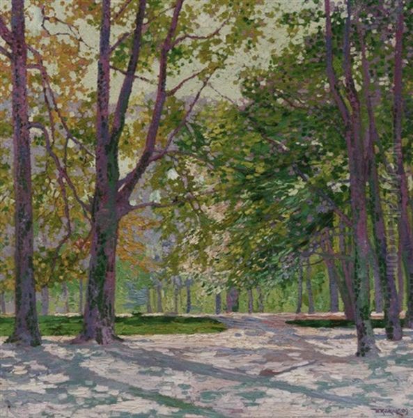 Impressionistische Waldlandschaft - view 1