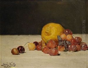 Stilleben Med Korsbar Och Apelsin by Axel Henrik Kulle