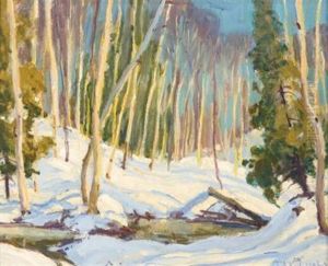 Sunlit Winter Day by George Arthur Kulmala