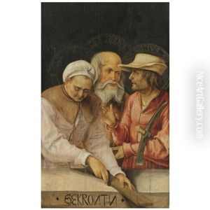 Die Gekronten - The Roman Martyr Saints Claudius, Castorius And Simplicius by Hans (Suess von) Kulmbach