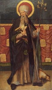 Saint Antoine Abbe by Hans (Suess von) Kulmbach