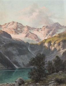 Blick Vom Rotguldensee Auf Den Grosen Hafner