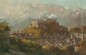 Blick Auf Hohensalzburg by Franz Kulstrunk