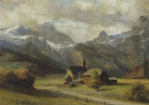 Landkapelle, Im Hintergrund Gebirgmassiv