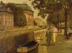 Promenad Vid Riddarhuset by Akke Kumlien