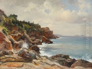 Kystlandskap by Carl Robert Kummer