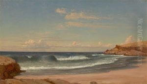 Bucht Bei Colares (portugal) by Carl Robert Kummer