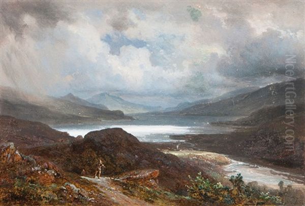 Loch Cathrine In Scotland - view 1