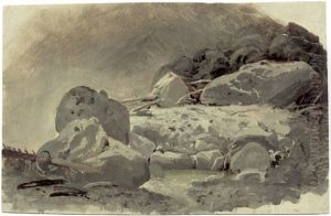Steiniges Flussbett