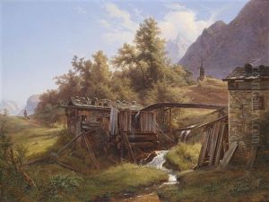 Alte Muhle Im Thale Bei Berchtesgaden, Salzburg
