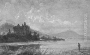 Kilkern, Castel In Schottland by Carl Robert Kummer