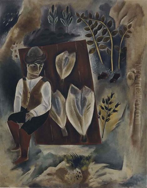 Al Perkins Drying Fish - view 1
