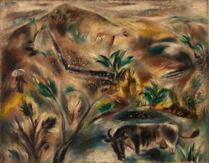Landscape by Yasuo Kuniyoshi