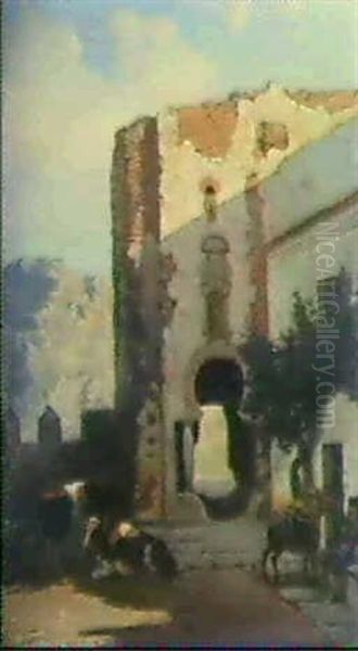Mittagsruhe In Einer Spanischen Stadt - view 1