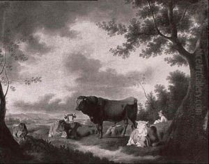 Weideszene by Karl Kuntz