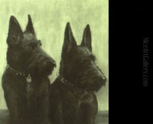 Portrat Eines Offiziers, Der Sein Pferd Am Zugel H,lt by Rudolf Kuntz