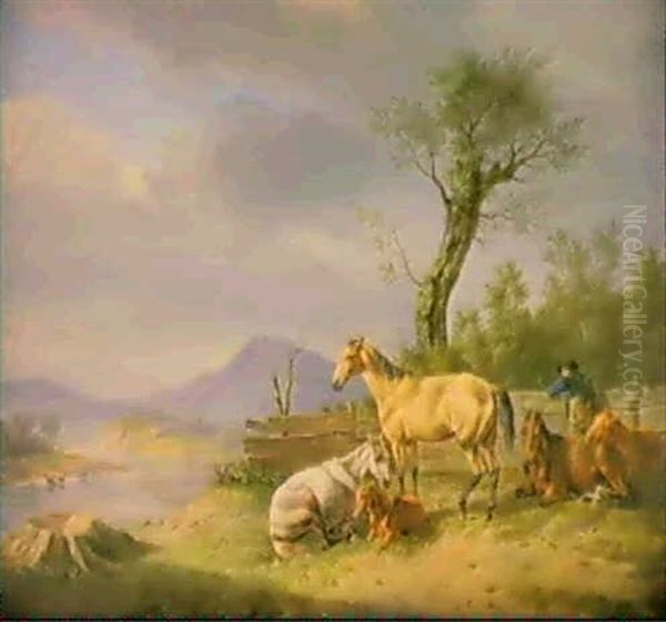 Romantische Landschaft Am Rhein - view 1