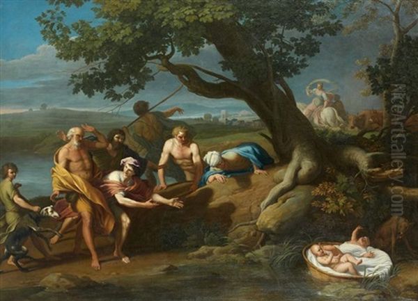 La Decouverte De Romulus Et Remus Par Le Berger Faustulus - view 1