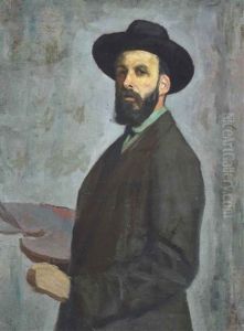 Self-portrait Of The Artist by Caesar Kunwald