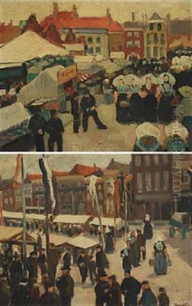 Dutch Cityscapes (2 Works) - view 1
