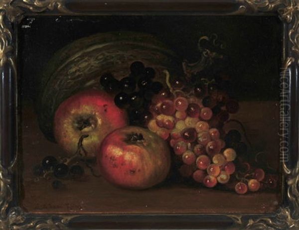 Stilleben Mit Apfeln, Trauben Und Melone - view 1