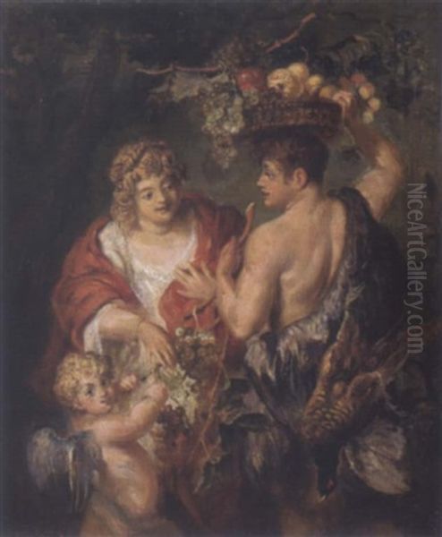 Bacchus Mit Ceres Und Amor - view 1