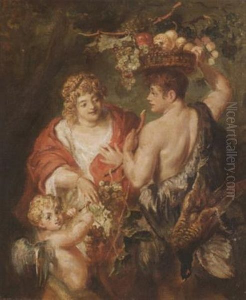 Bacchus Und Ceres Mit Amor - view 1
