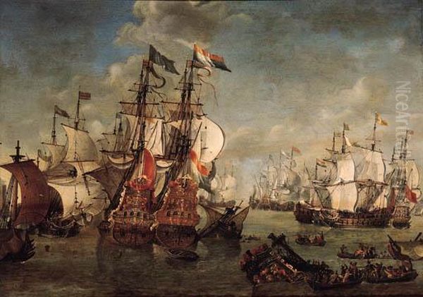 A Naval Engagement - view 1