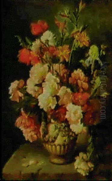 A Still Life With Lilies, Irises And Peonies - view 1