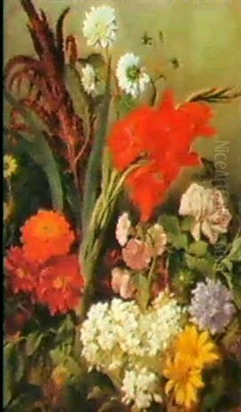 A Still Life Of Summer Flowers - view 1