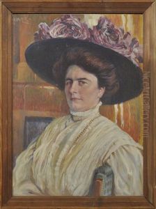 Bildnis Einer Dame Mit Hut